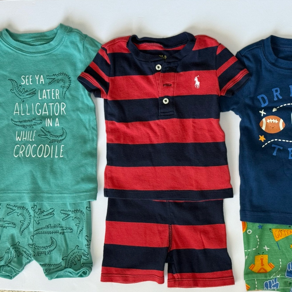 Old Navy/Polo Baby Pajama Sets 6-12 Months